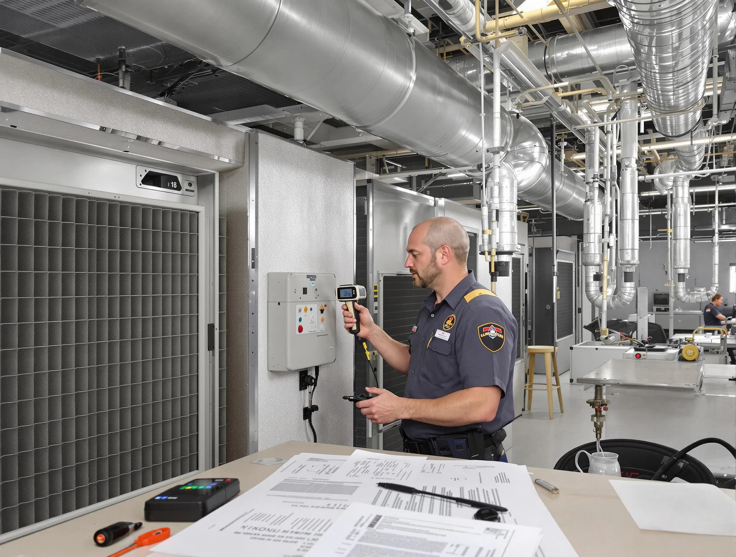 Professional filter system inspection by Four Square Mile Air Duct Cleaning in Four Square Mile