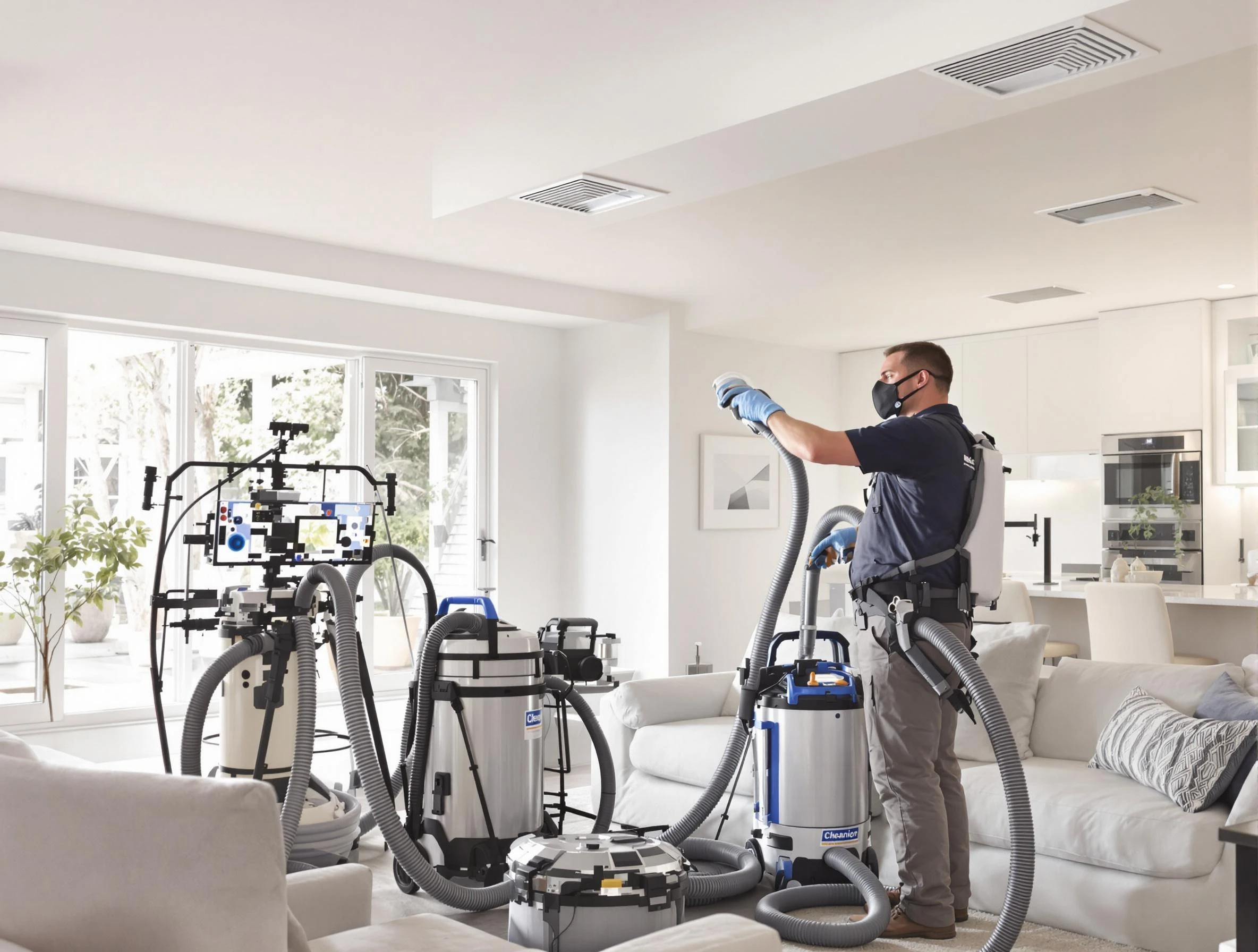 Professional AC duct cleaning by Four Square Mile Air Duct Cleaning in Four Square Mile