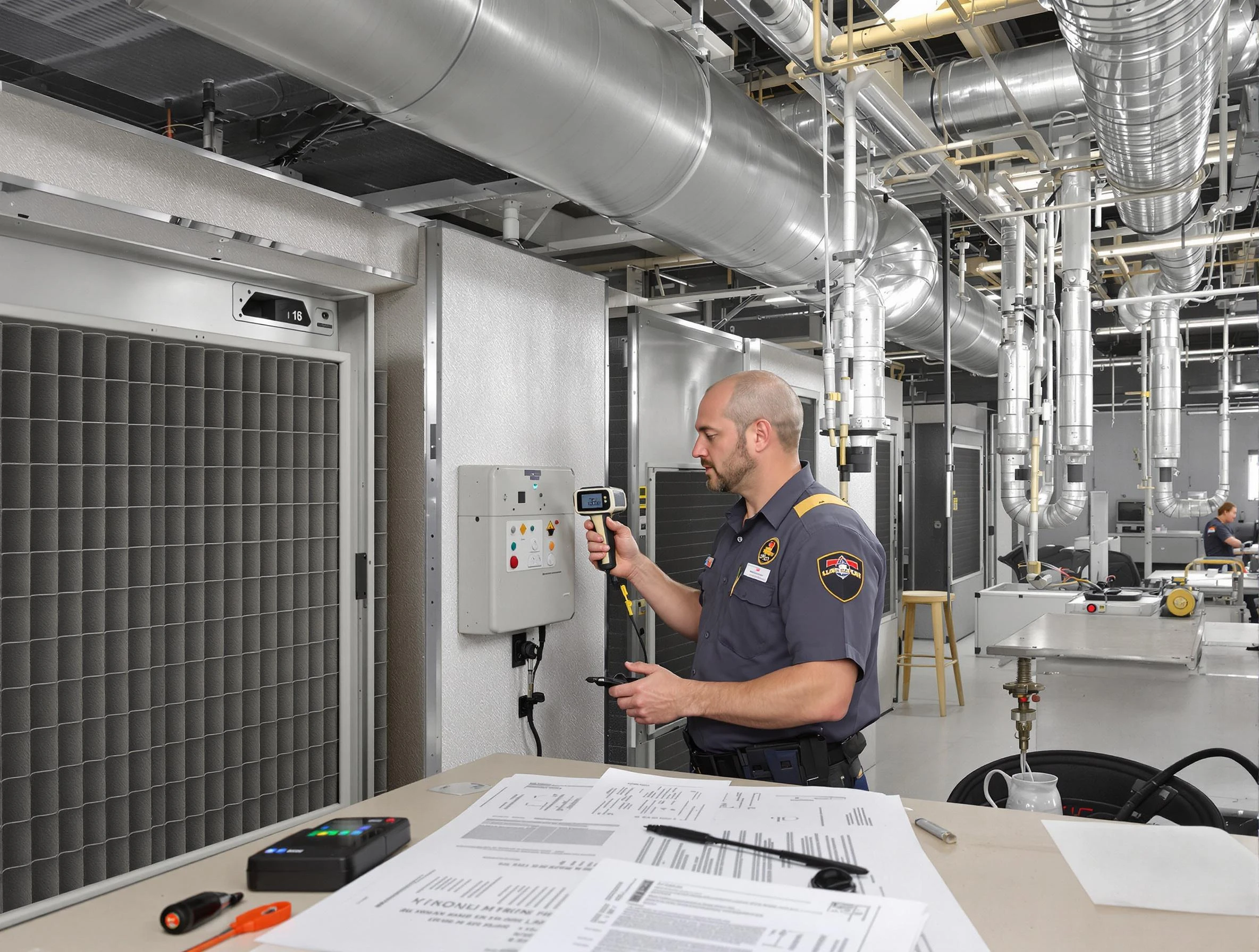 Professional filter system inspection by Four Square Mile Air Duct Cleaning in Four Square Mile