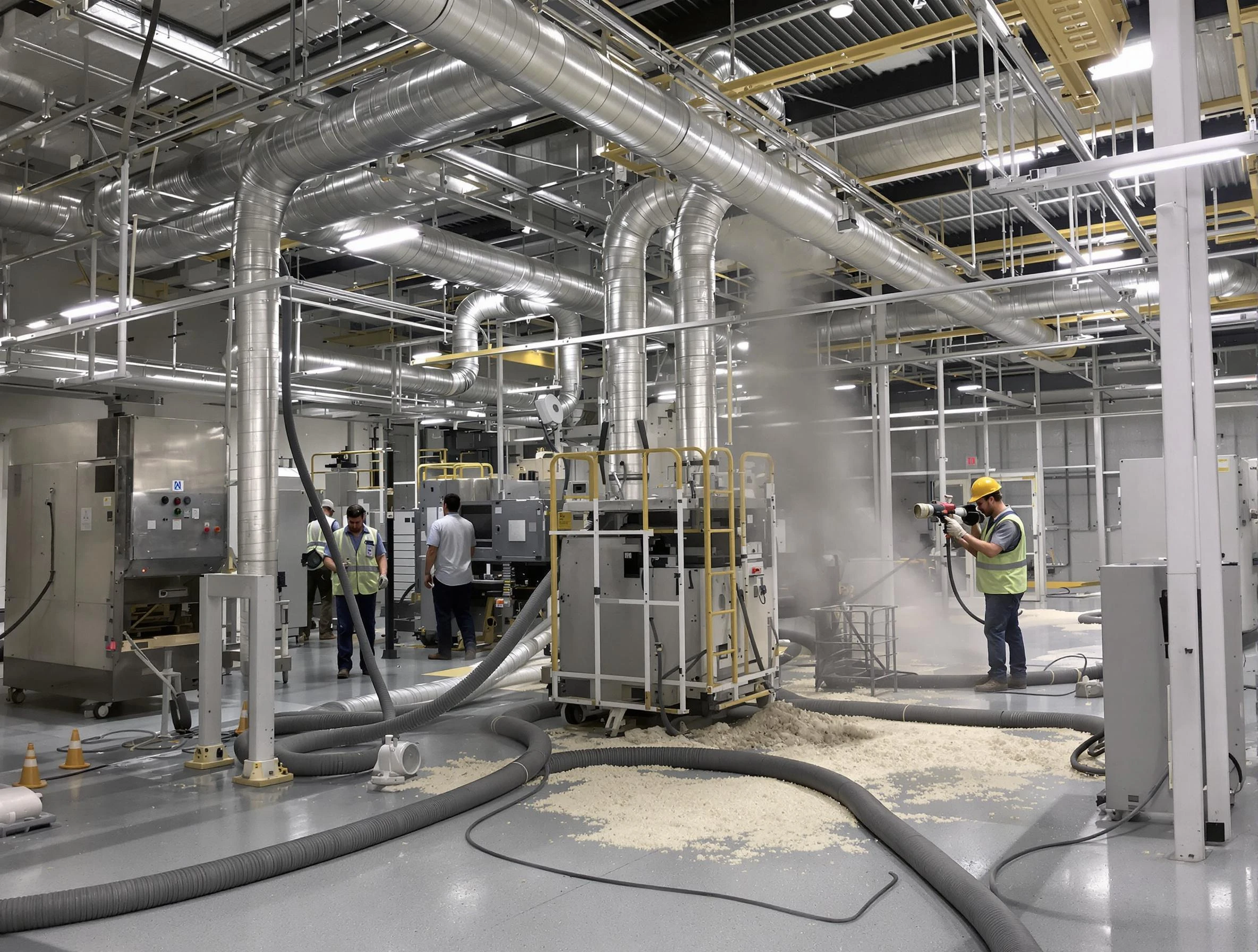 Heavy-duty industrial duct cleaning by Four Square Mile Air Duct Cleaning in Four Square Mile